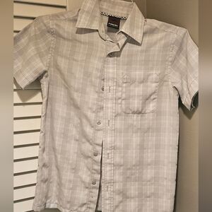 Tony Hawk boys short sleeve button down